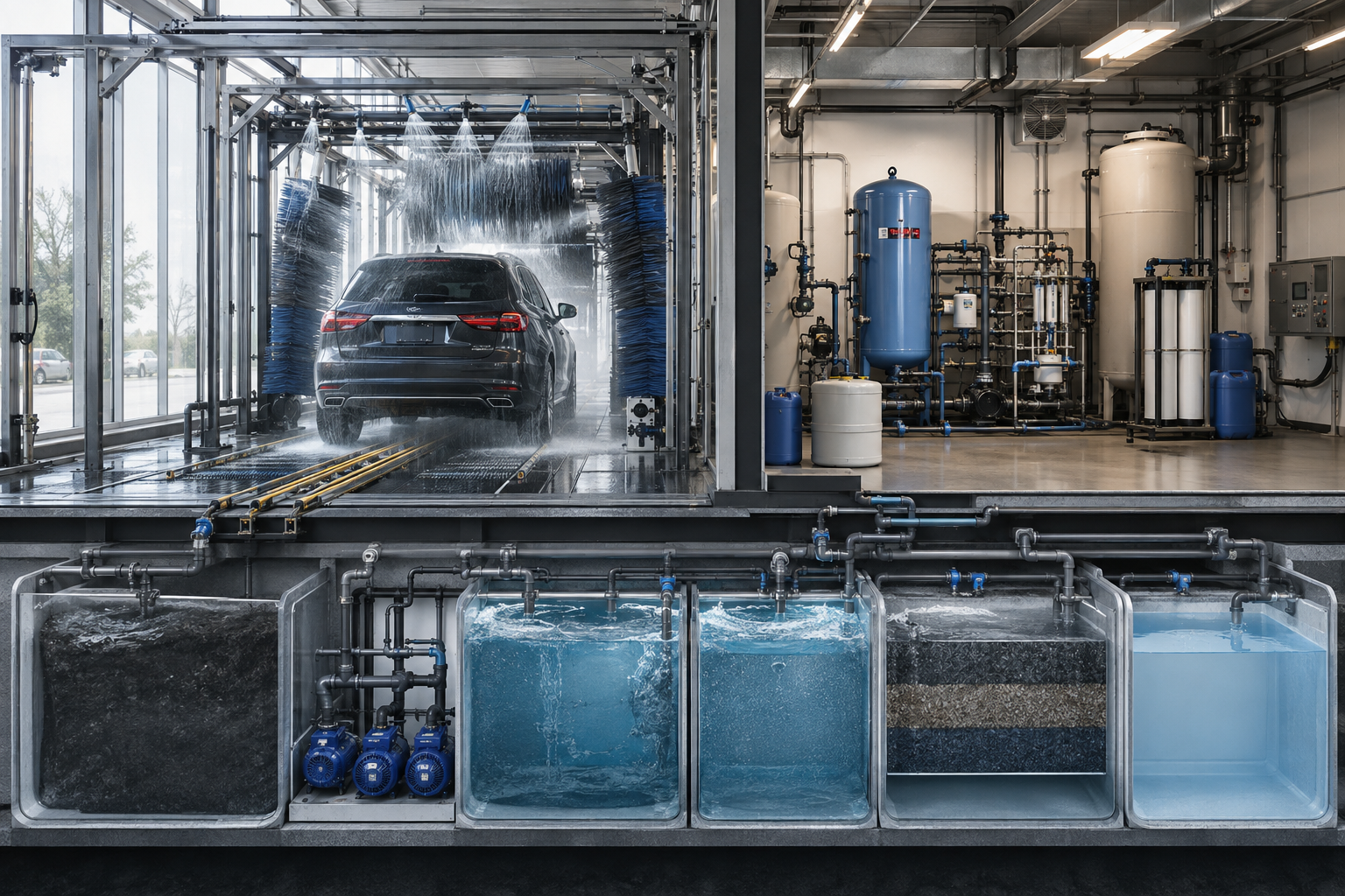 Car-wash reclaim system