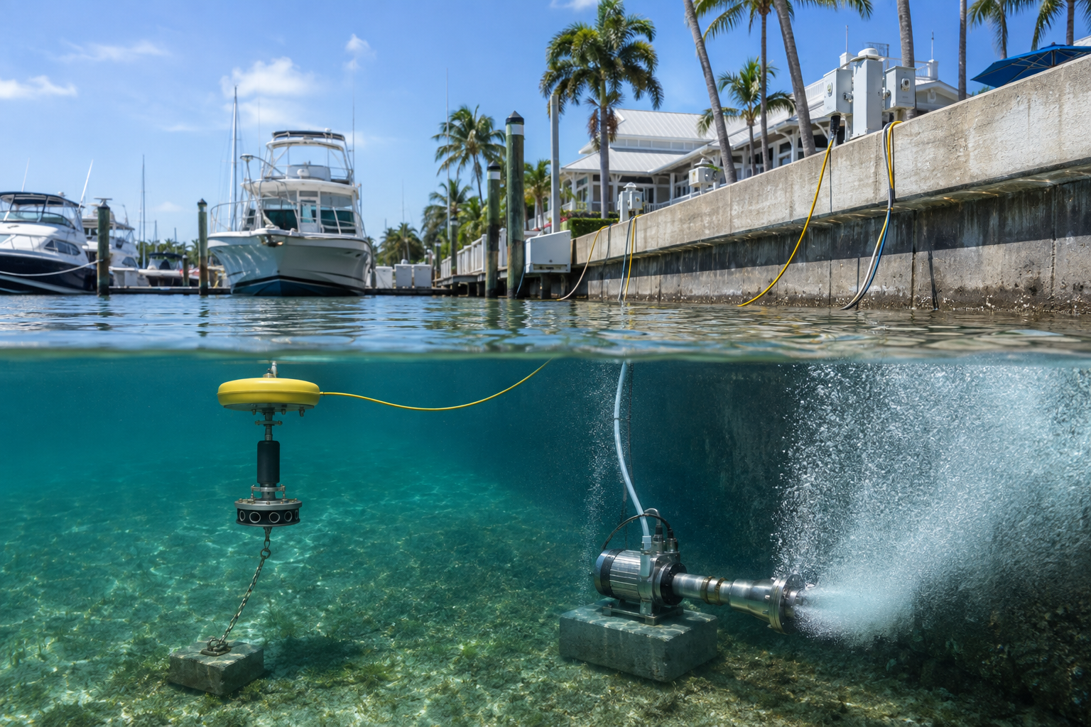 Puroxi marina water treatment