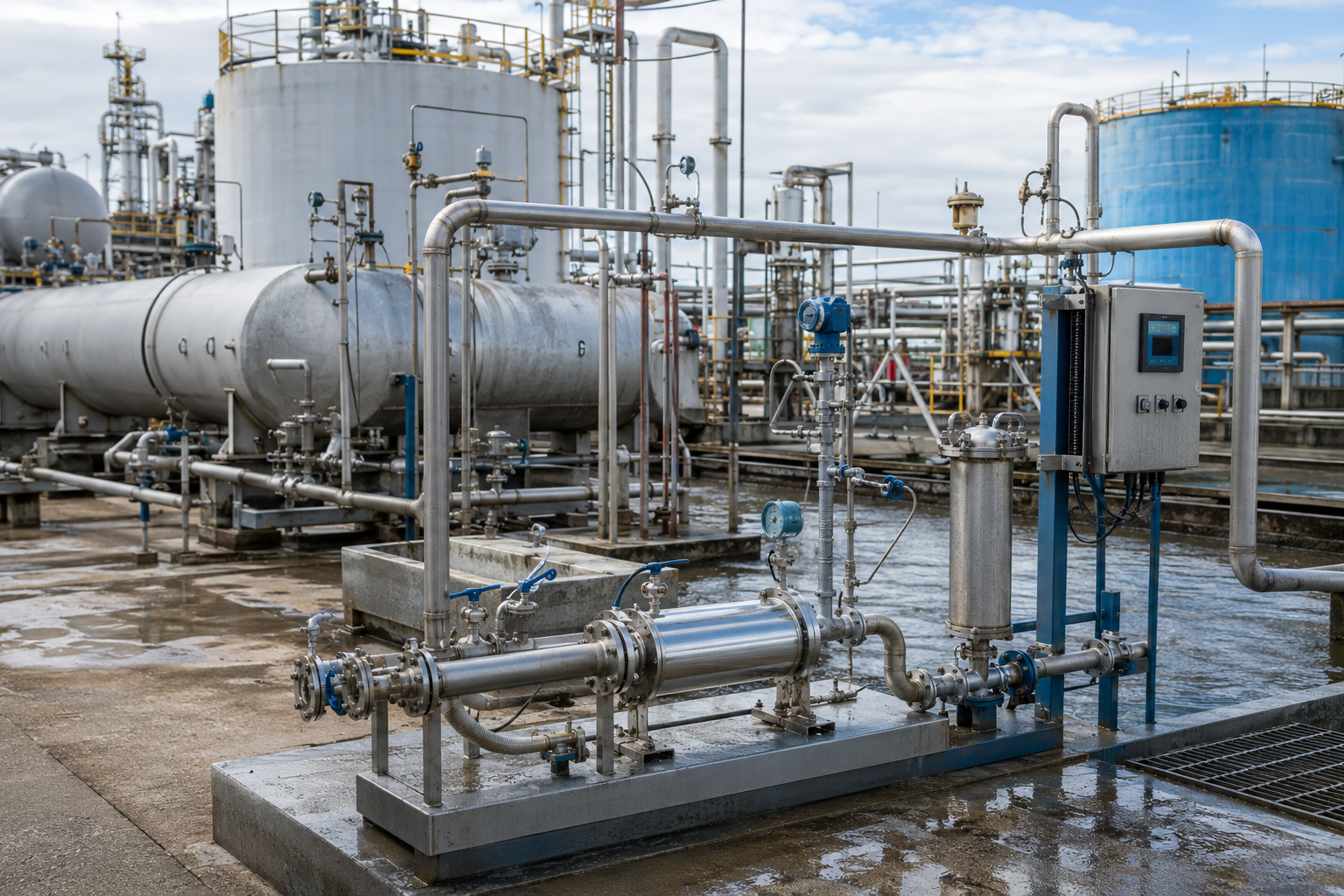 Produced-water treatment