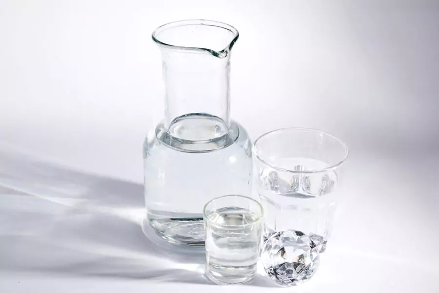 Hydrogen peroxide water purification