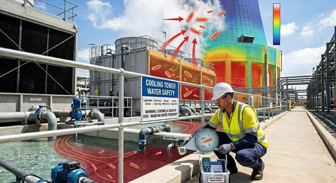 Legionella Grows in Cooling Towers