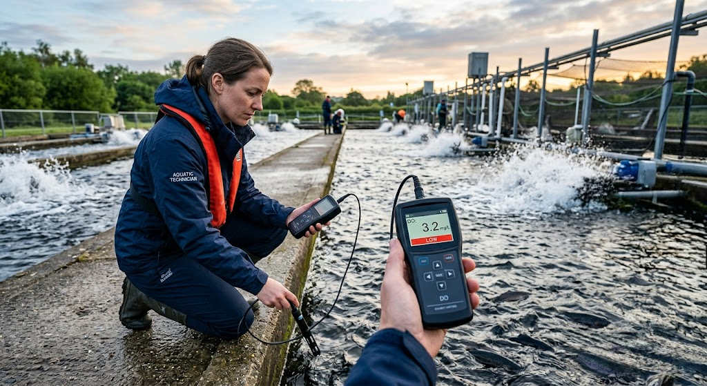 Dissolved oxygen in water treatment