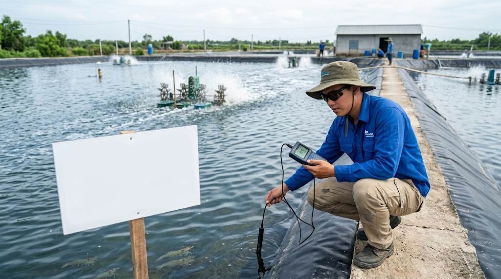 Shrimp pond oxygenation for better survival