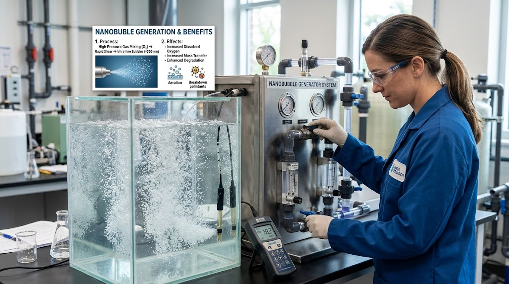 UV ozone nanobubbles ultrasonic